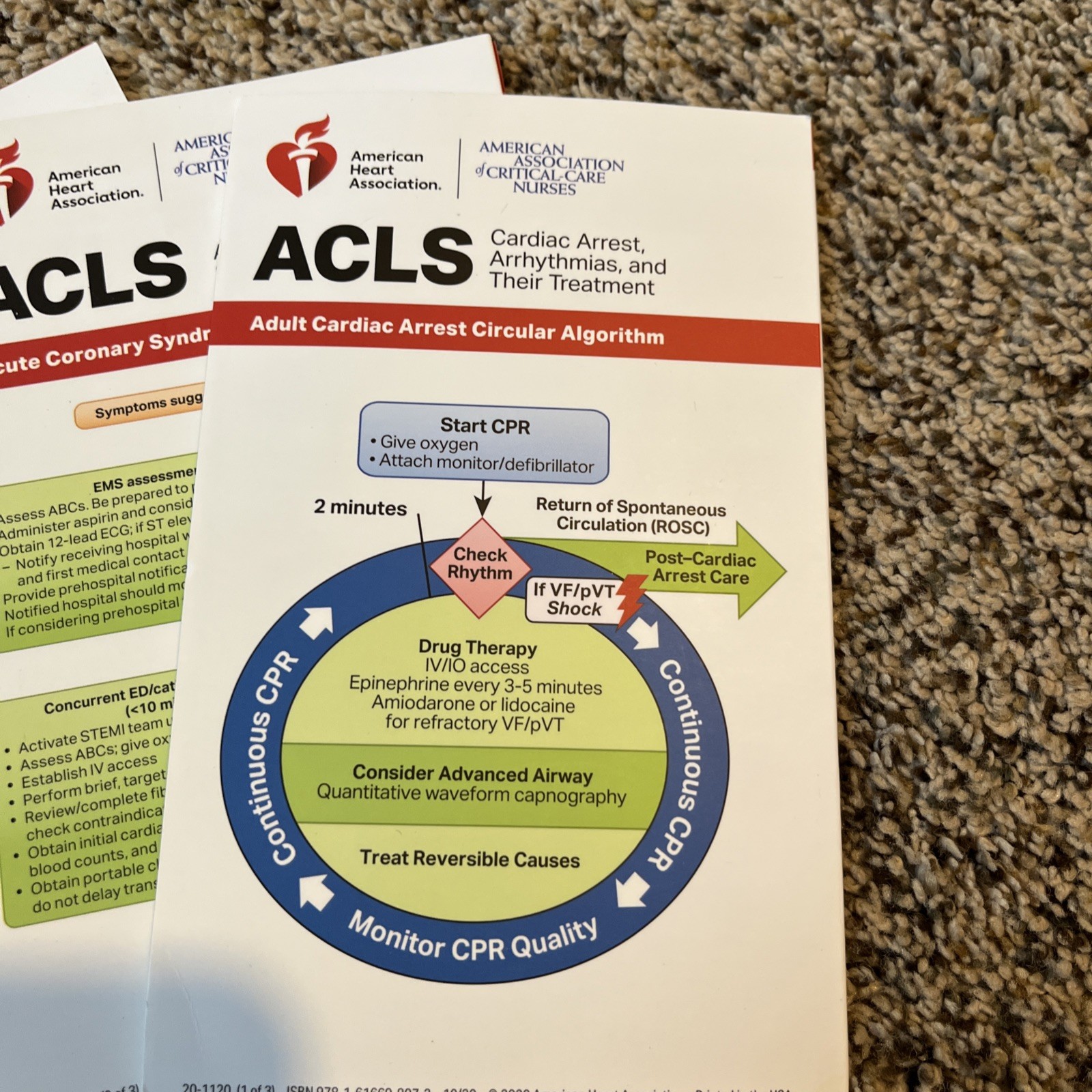 2020 ACLS Reference Cards American Heart Association Cardiac Arrest Reference
