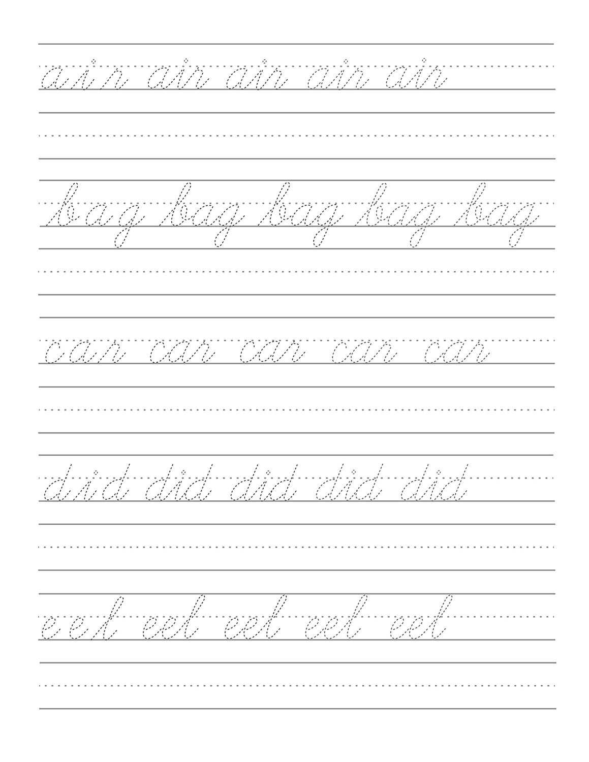 Cursive Handwriting Workbook for Teens: a Cursive Writing Practice Workbook