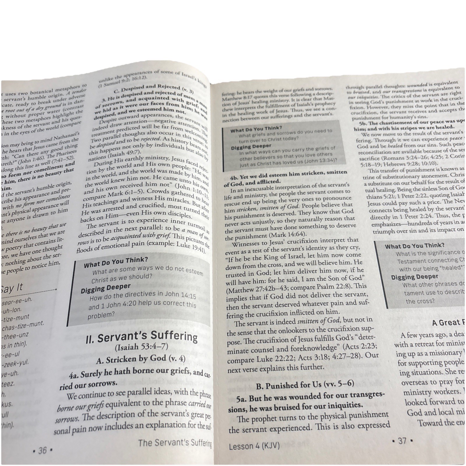 KJV Standard Lesson Commentary® Large Print Edition 2025-2026 Good/Some Marks*