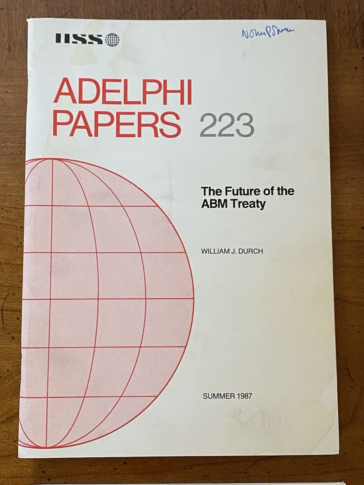 VTG Adelphi Papers Lot of 4 Nos. 221-223 & 211 IISS Strategic Studies Military