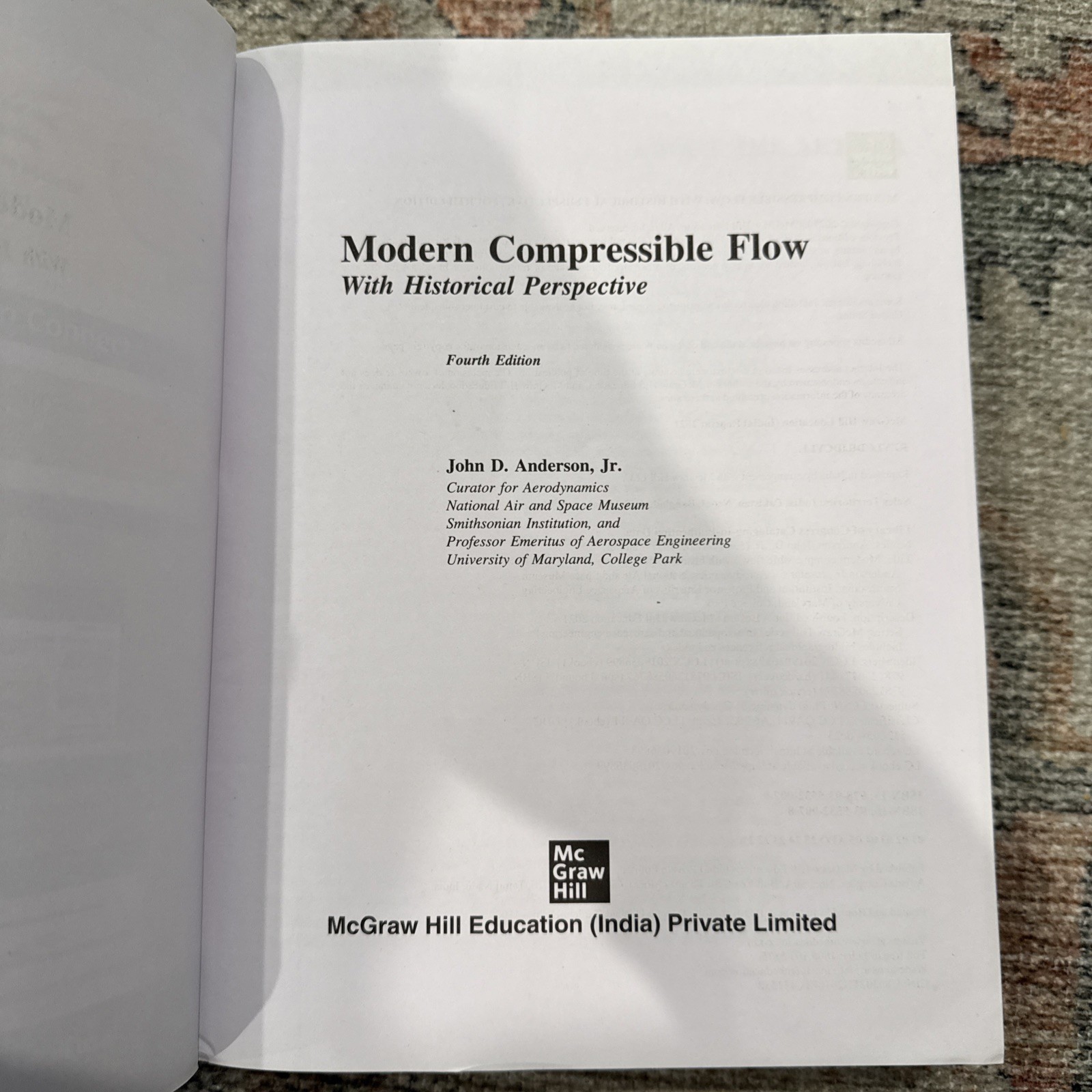 Modern Compressible :With Historical Perspective 4th INTL ED 9789355320070