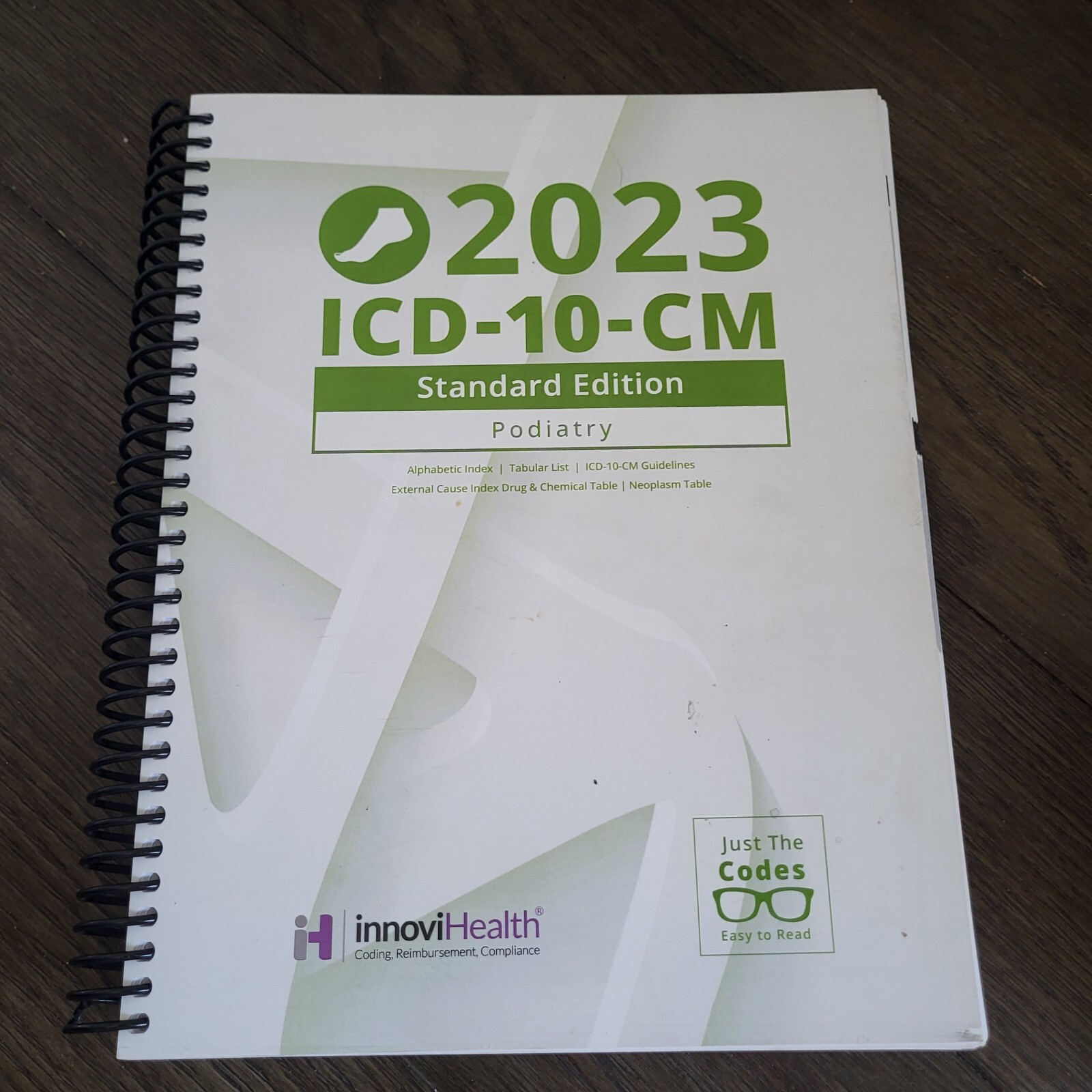 innovihealth 2023 icd-10-cm podiatry coding standard edition spiral