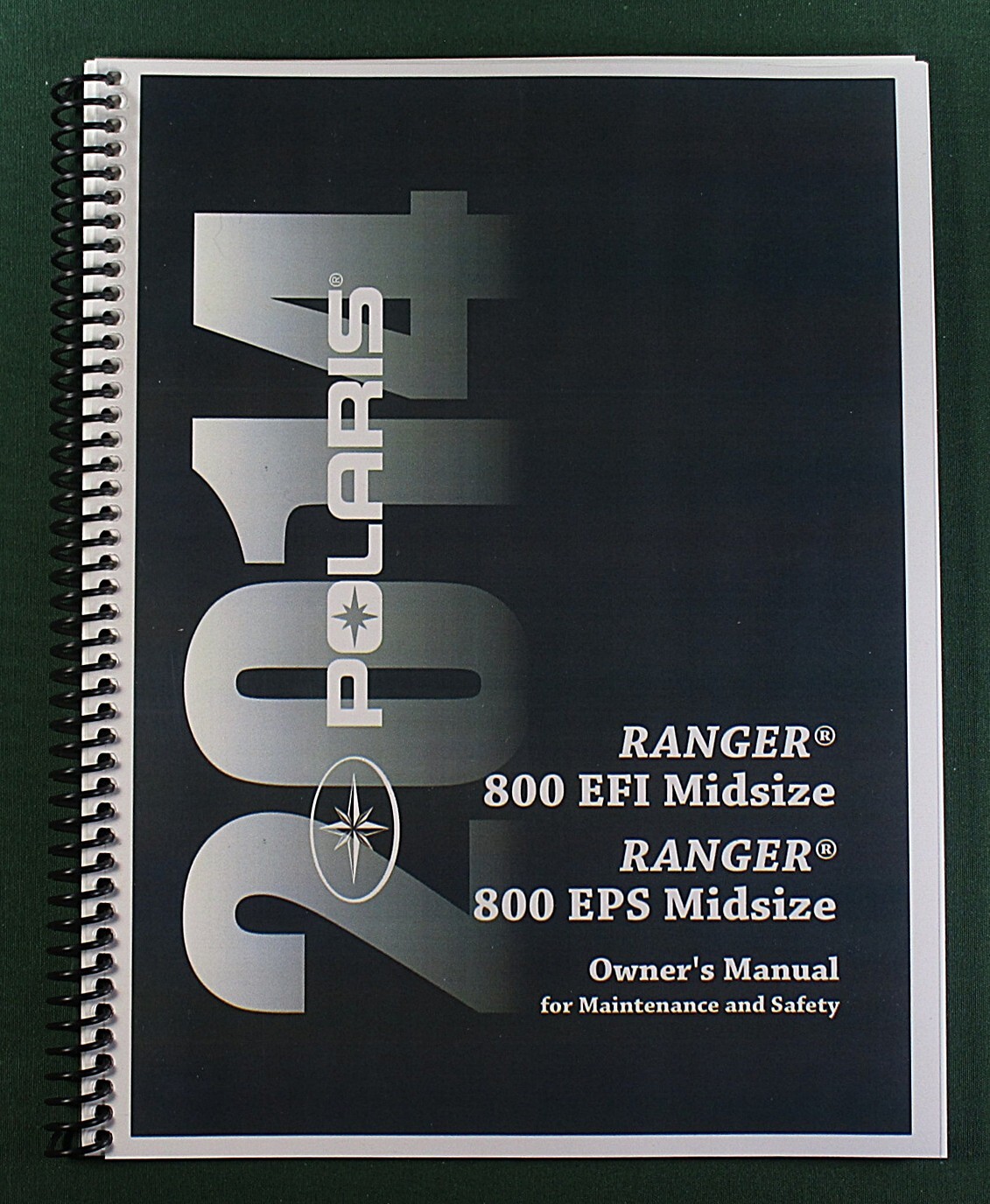 2014 Polaris Ranger 800 EFI Midsize Owner’s Manual: 107 Pages & Clear Covers!