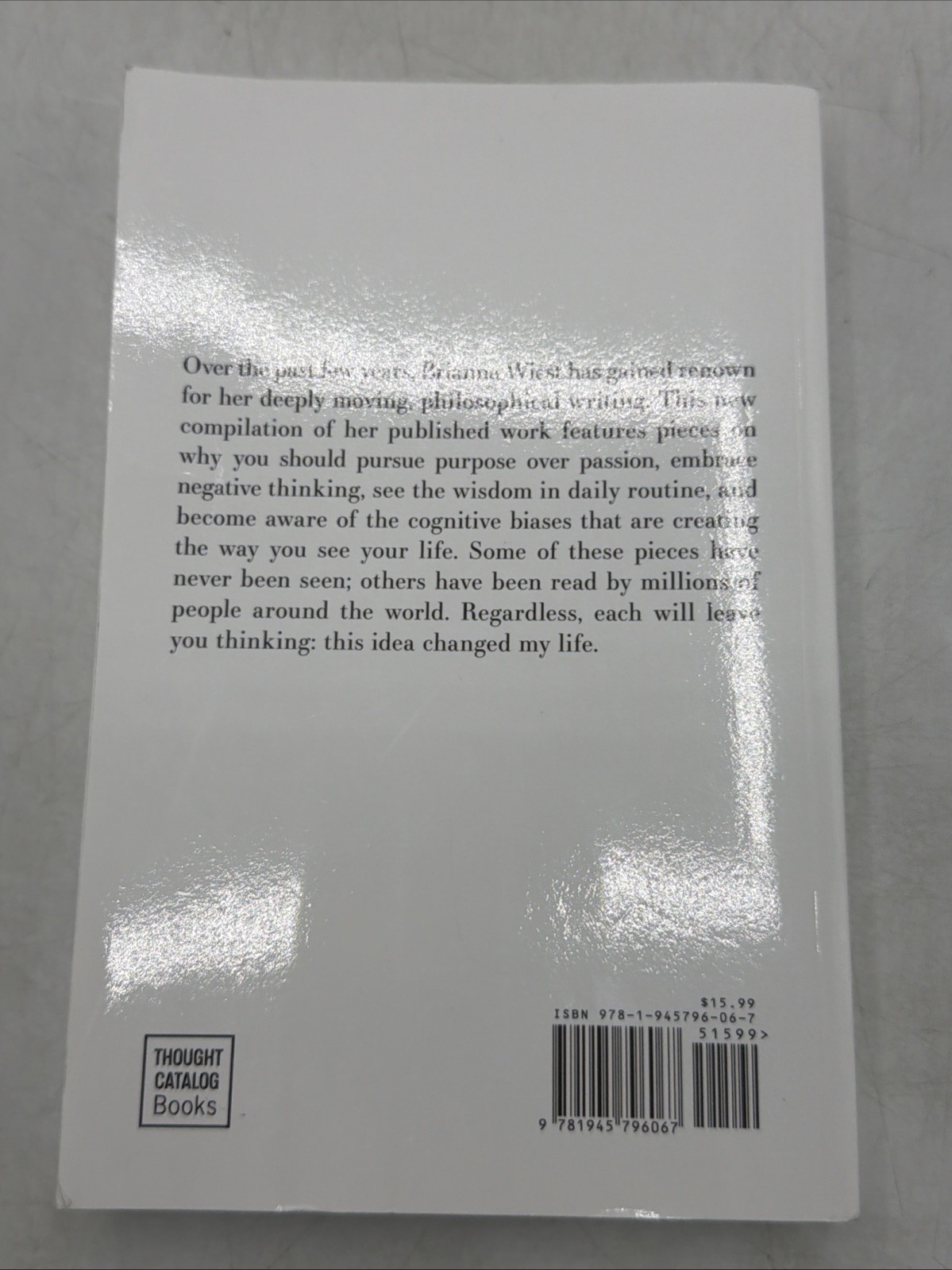 101 Essays That Will Change the Way You Think by Brianna Wiest (Paperback)