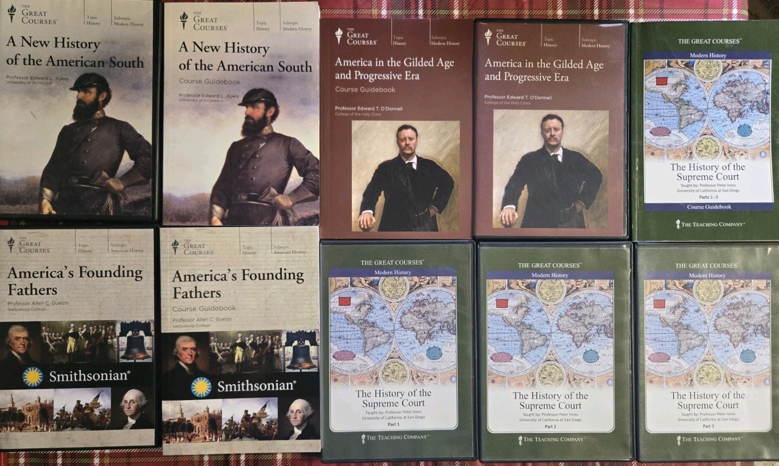 The Great Courses Modern History, American History Dvd And Course Guide Books