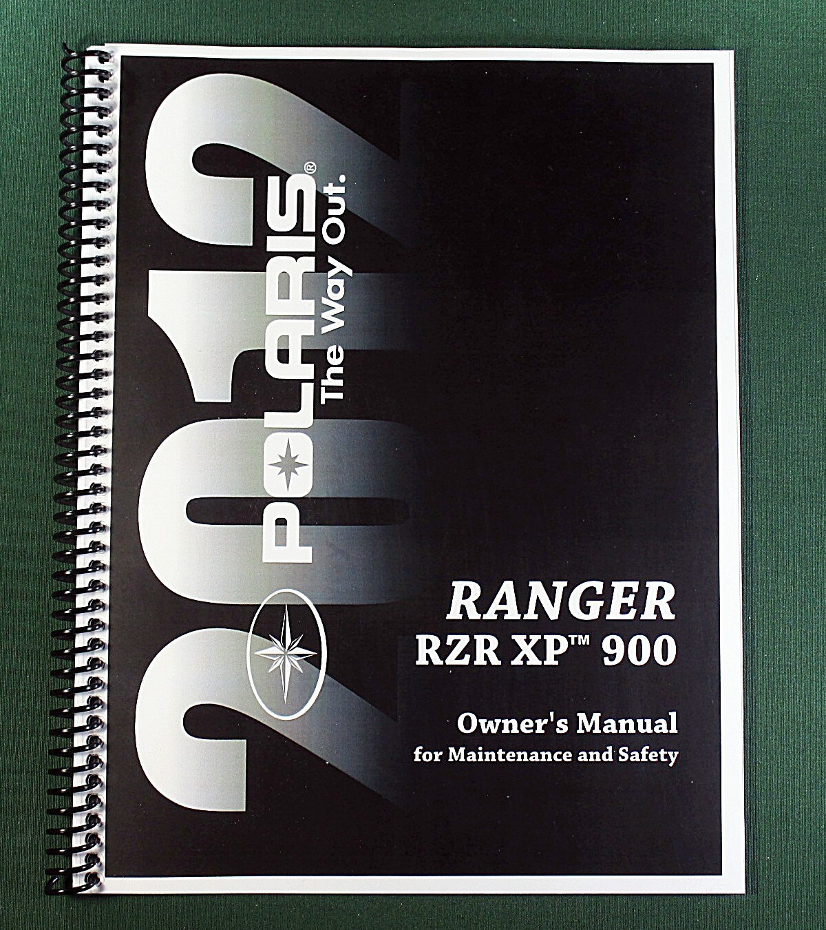 2012 Polaris Ranger RZR XP 900 Owner’s Manual: 139 Pages & Protective Covers!