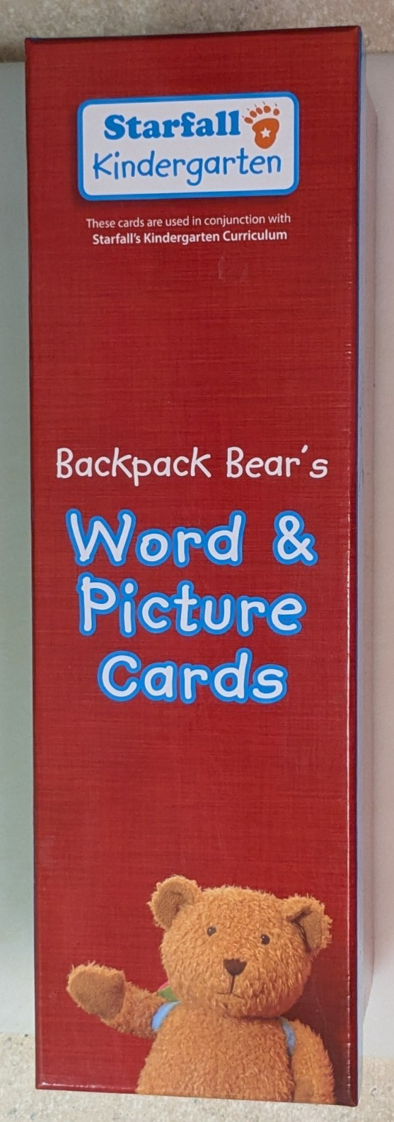 Backpack Bear’s Word & Picture Cards, Starfall Education. 223 Picture Cards