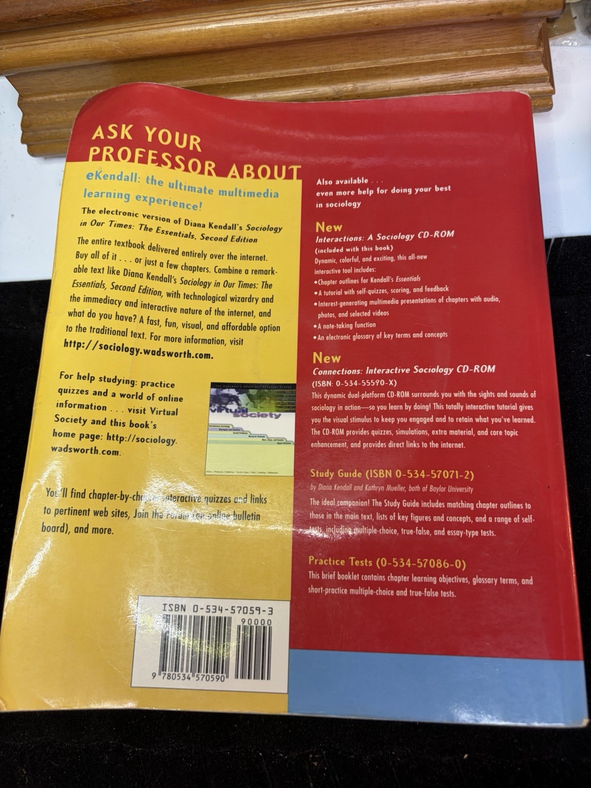 SOCIOLOGY IN OUR TIME 2ND EDITION BY DIANA KENDALL