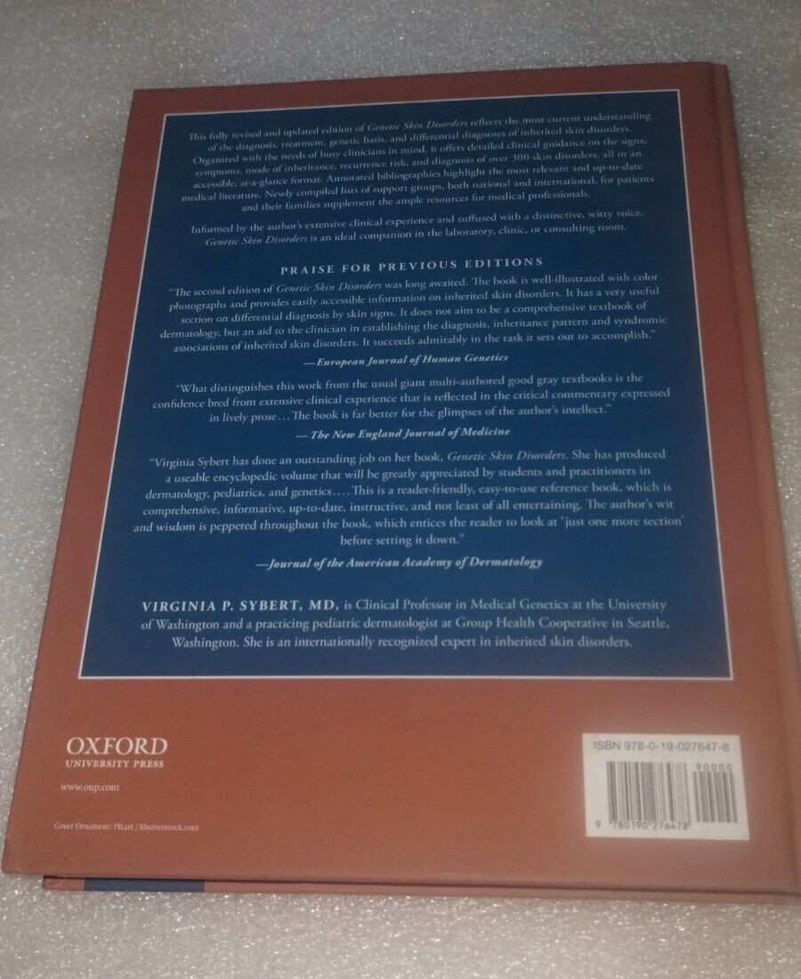 Genetic Skin Disorders, Hardcover by Sybert, Virginia P., M.D.