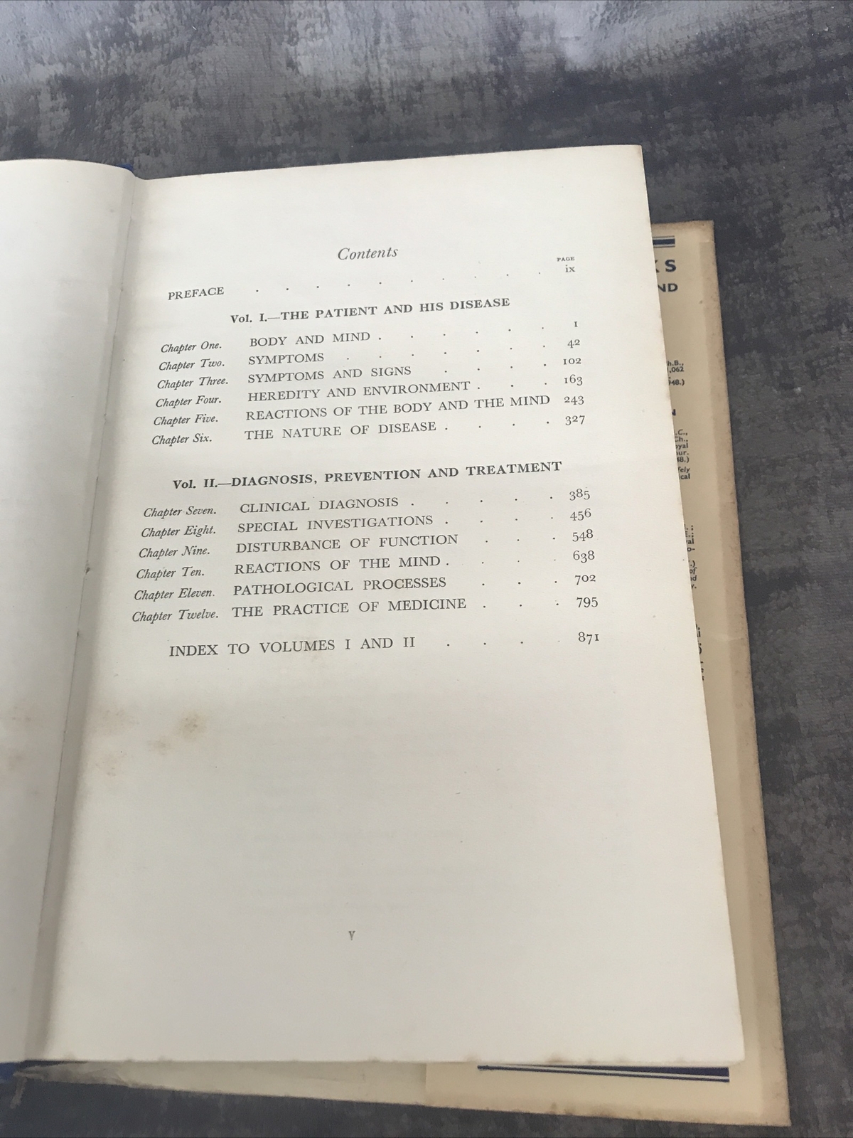 Medicine By A E Clark Kennedy Volume One & Two HB DJ Rare 1949 E & S Livingstone
