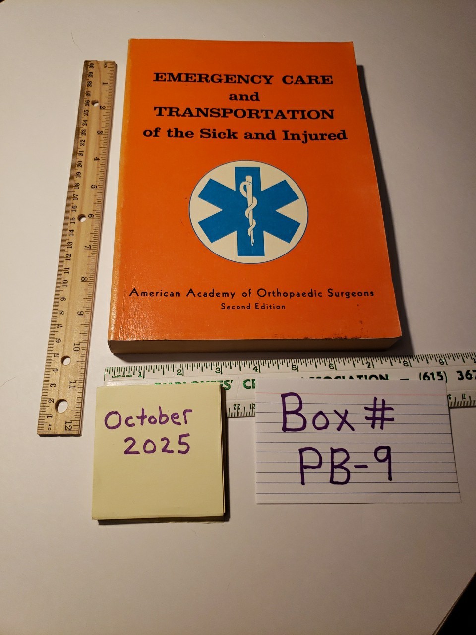 Vintage 1977 Emergency Care Transportation of the Sick & Injured Second Edition