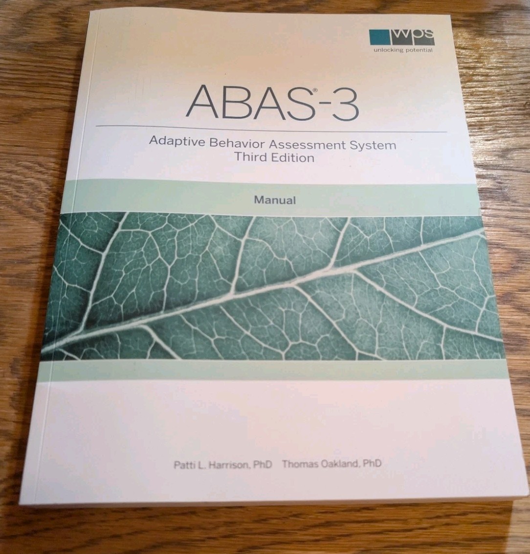 ABAS-3 Adaptive Behavior Assessment System Manual 2015 3rd Edition