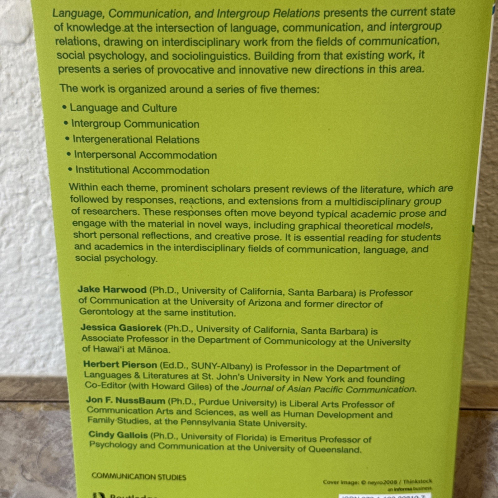 Language, Communication, and Intergroup Relations : Softcover, Very Good