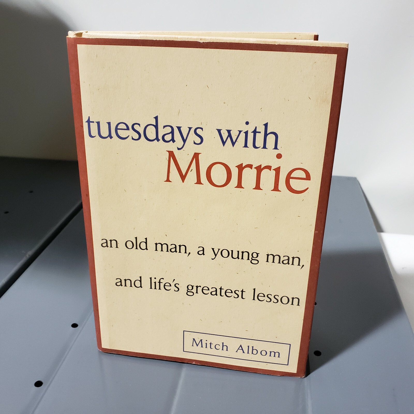 Tuesdays with Morrie Hardcover book by Mitch Albom album morry FREE USA SHIPPING