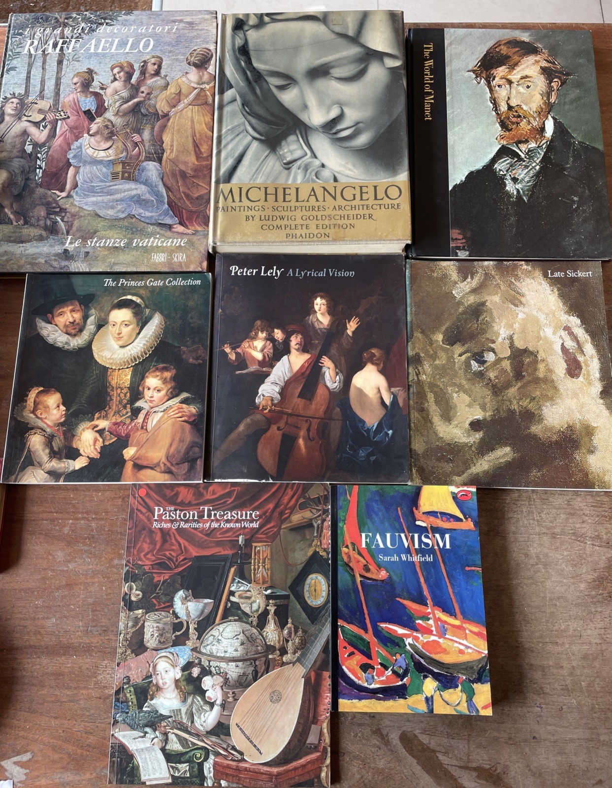 Job Lot Art Gallery Museum Books Catalogue Late Sickert A Lyrical Vision X8 #2