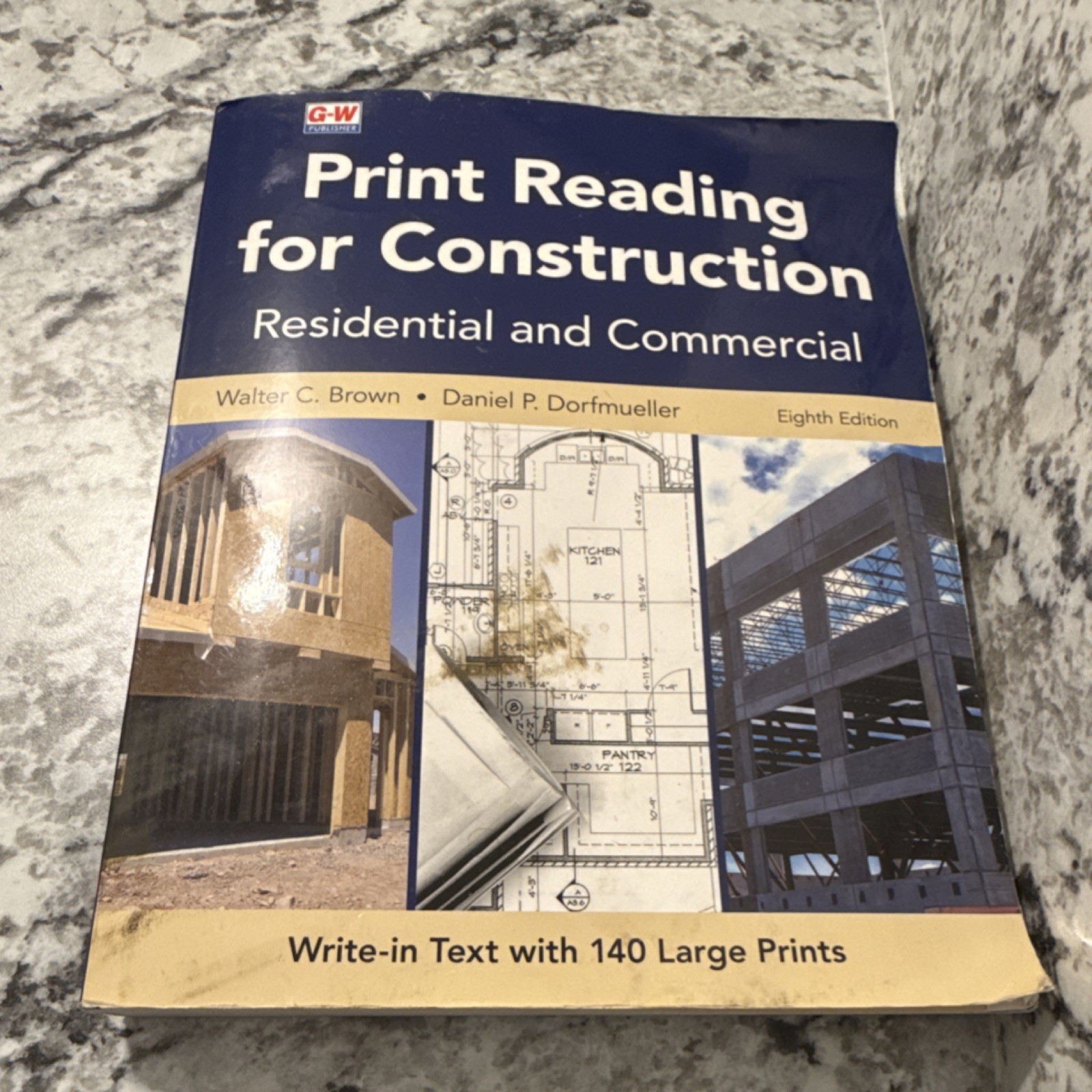 Print Reading for Construction 8th Ed 140 Prints Brown Goodheart-Willcox