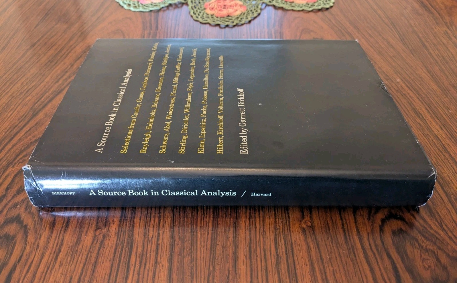 A Source Book in Classical Analysis by Garrett Birkhoff | 1973 | Hardcover DJ