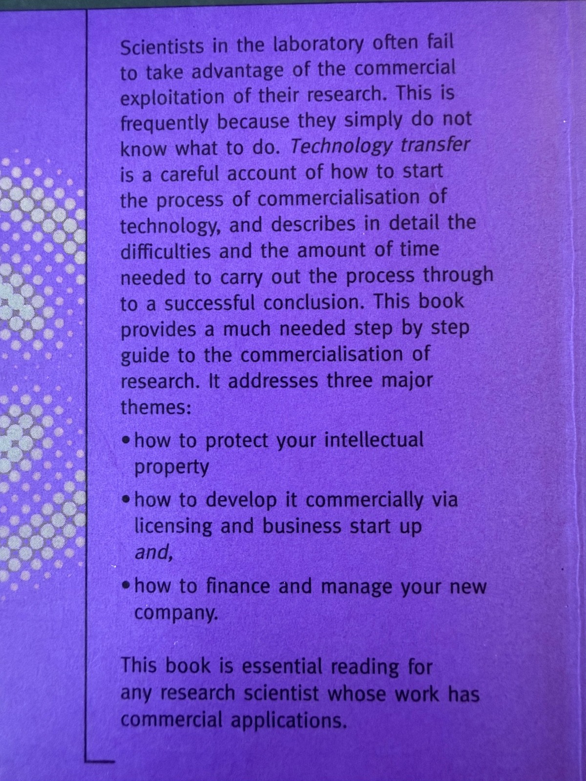 Technology Transfer: Making the Most of Your Intellectual Property