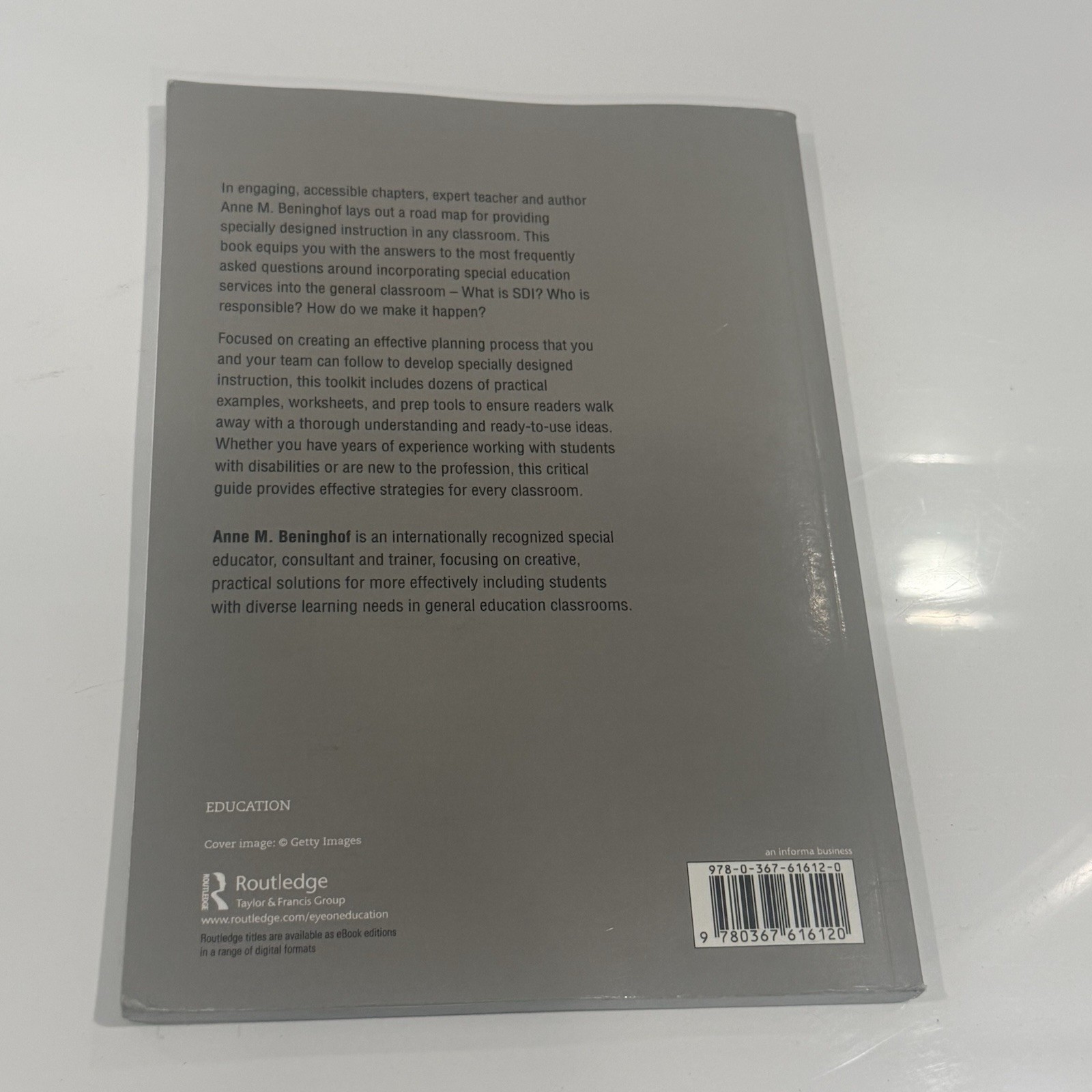 Specially Designed Instruction, USED-Acceptable, Beninghof, Anne M.