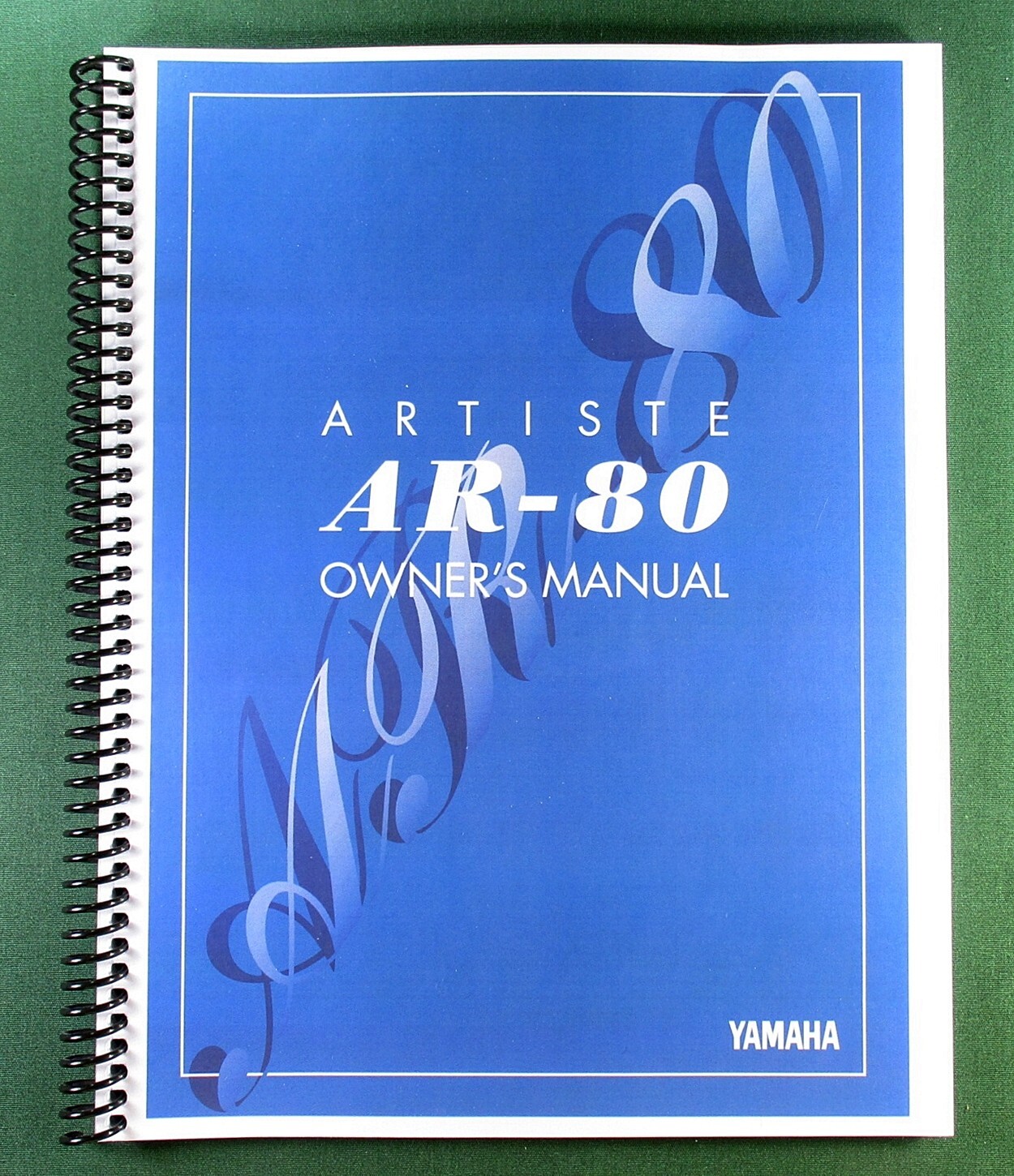 Yamaha AR-80 Instruction Manual: 180 Pages & Protective Covers!