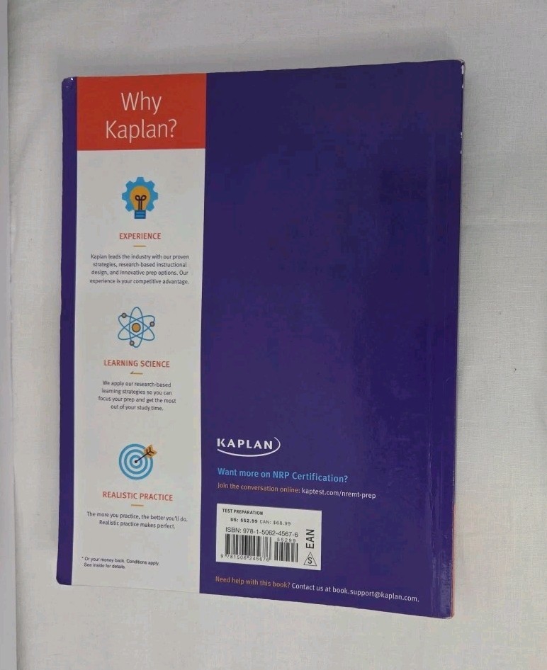 Paramedic National Registry Prep 2nd Ed. 2019 Practice+Proven Stratagies. Kaplan