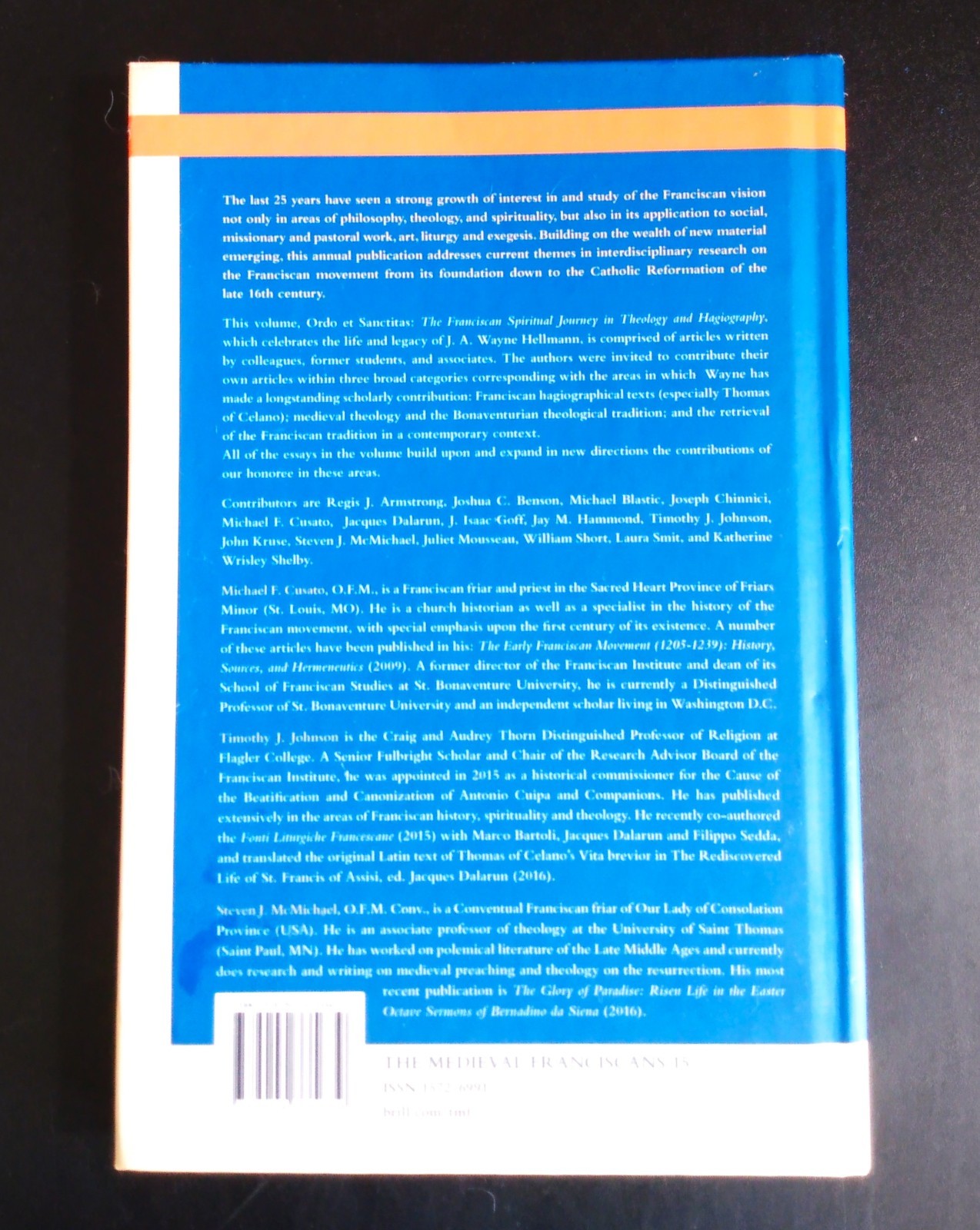 ORDO ET SANCTITAS The Franciscan Spiritual Journey in Theology – Cusato (As New)