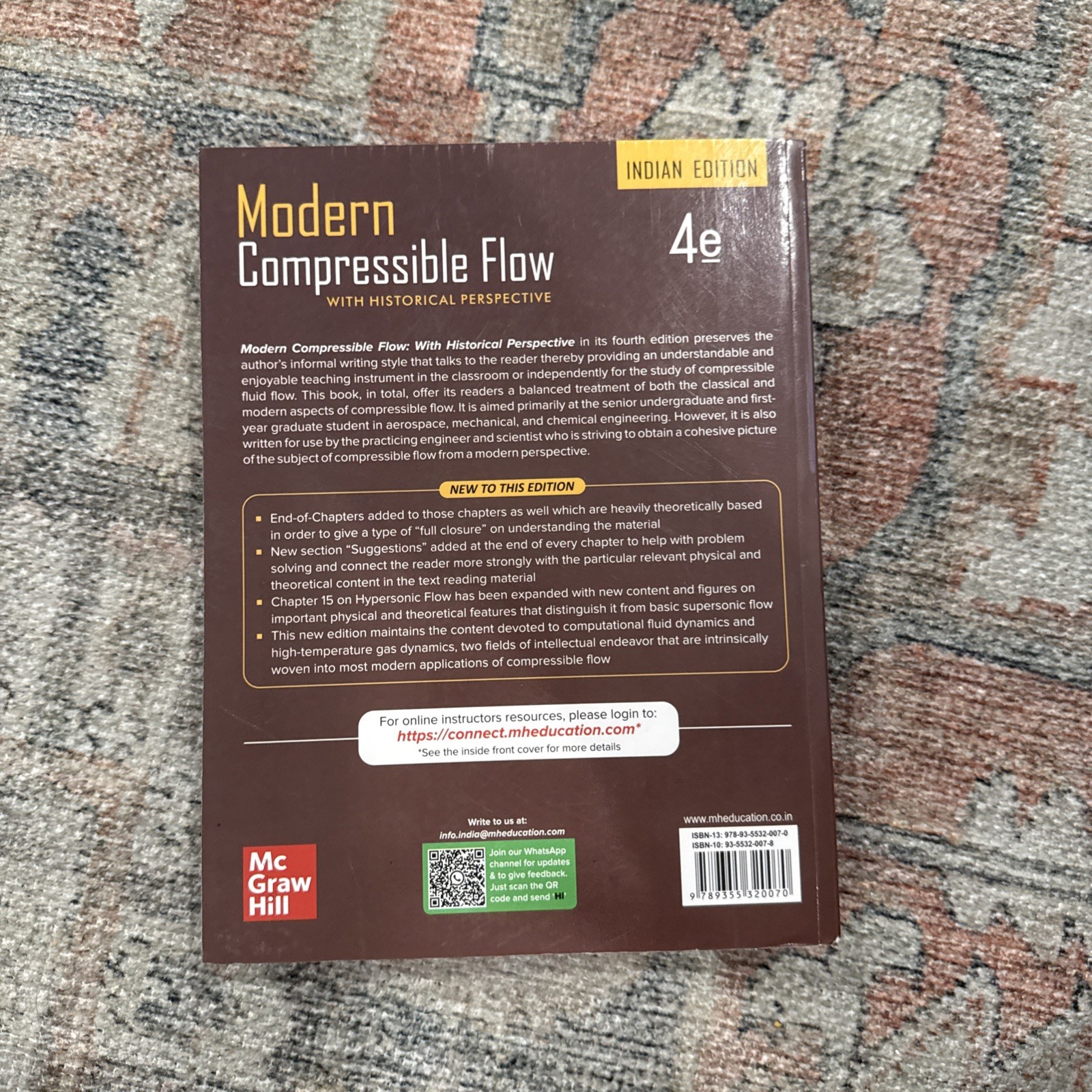 Modern Compressible :With Historical Perspective 4th INTL ED 9789355320070