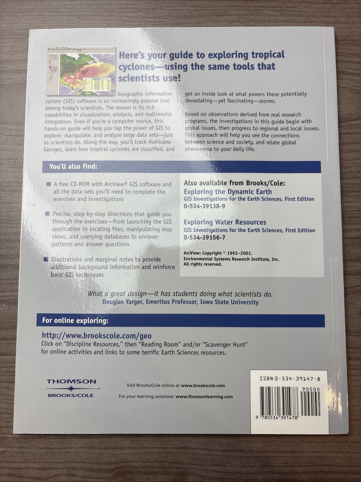 Exploring Tropical Cyclones: GIS Investigations for the Earth Sciences (with CD)