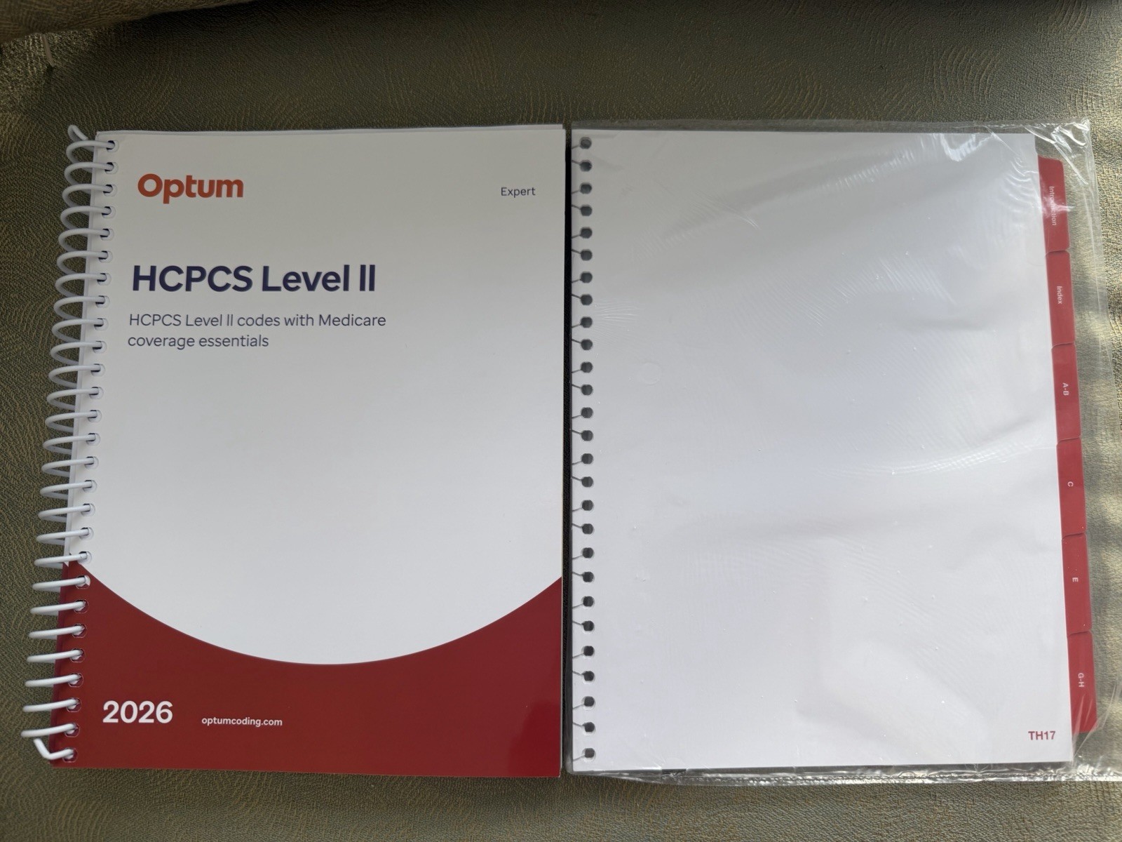 2026 Optum HCPCS Level II Expert Codes with Medicare Coverage Spiral Book