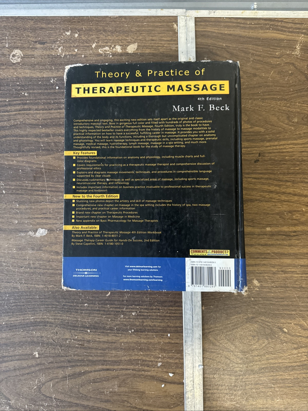 Therapeutic Massage 4th Edition – Mark Beck Massage Therapy Book