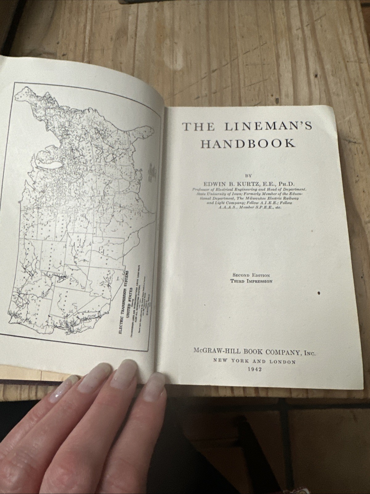 The Lineman’s Handbook Kurtz Second Edition 1942