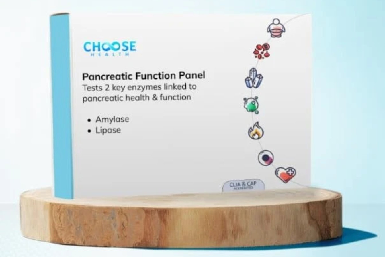 Pancreatic Function Test | 2 in 1 at Home Test | Amylase | Lipase | Cap & CLIA