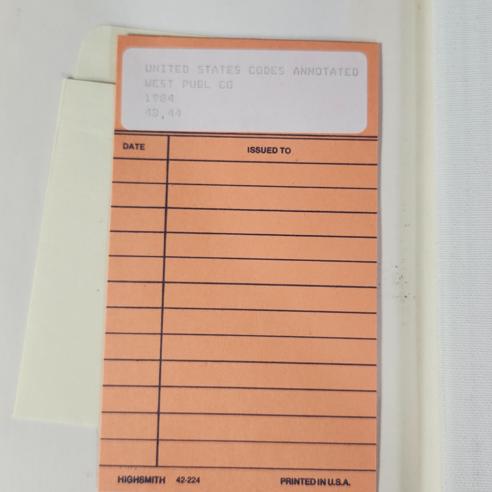 USCA 1981 Book Code Annotated Title 42 Public Health Welfare 1983 to 1984 HC