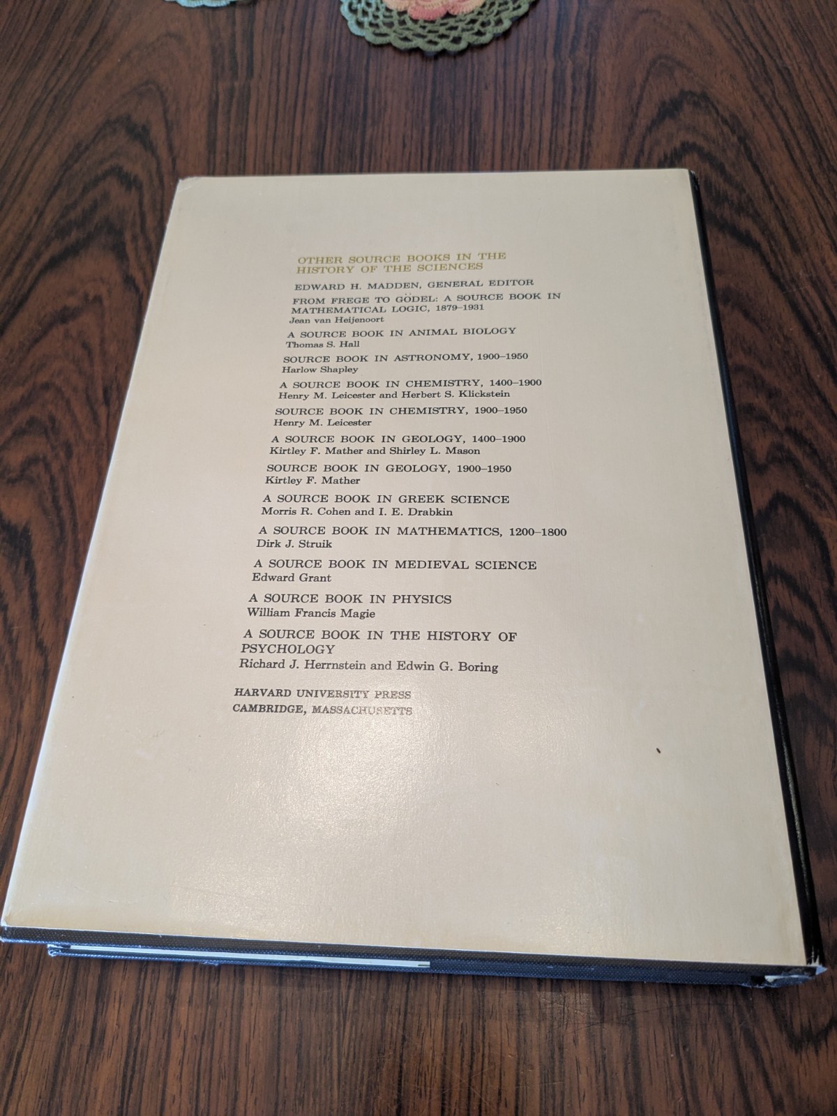 A Source Book in Classical Analysis by Garrett Birkhoff | 1973 | Hardcover DJ