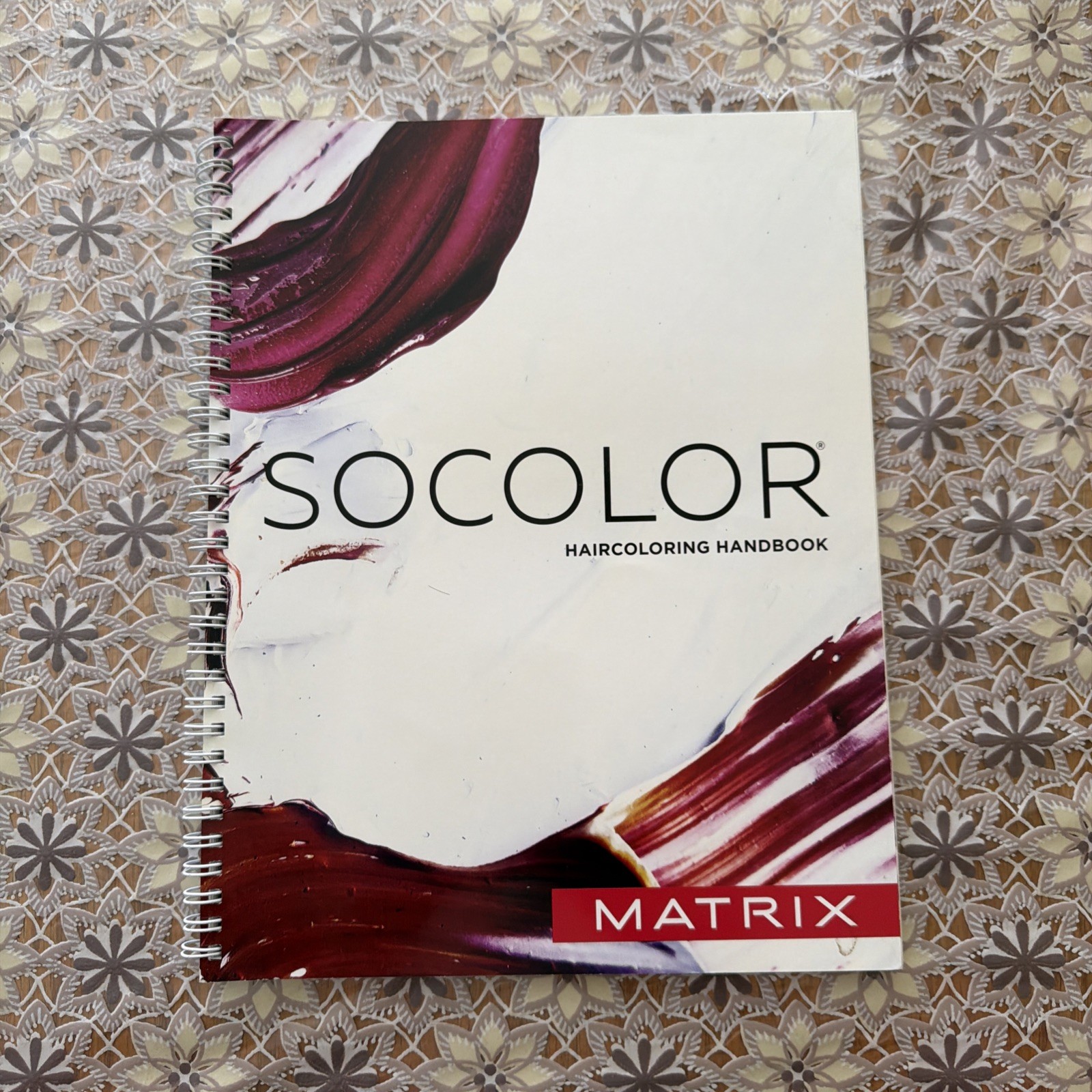 MATRIX SoColor Haircoloring Handbook Educational Guide Spiral 🌀