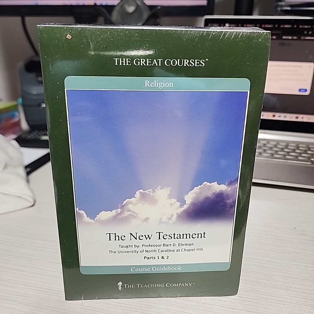 The Great Courses The New Testament (Parts 1 & 2, 4 DVDs, Guidebook) 2000 NEW