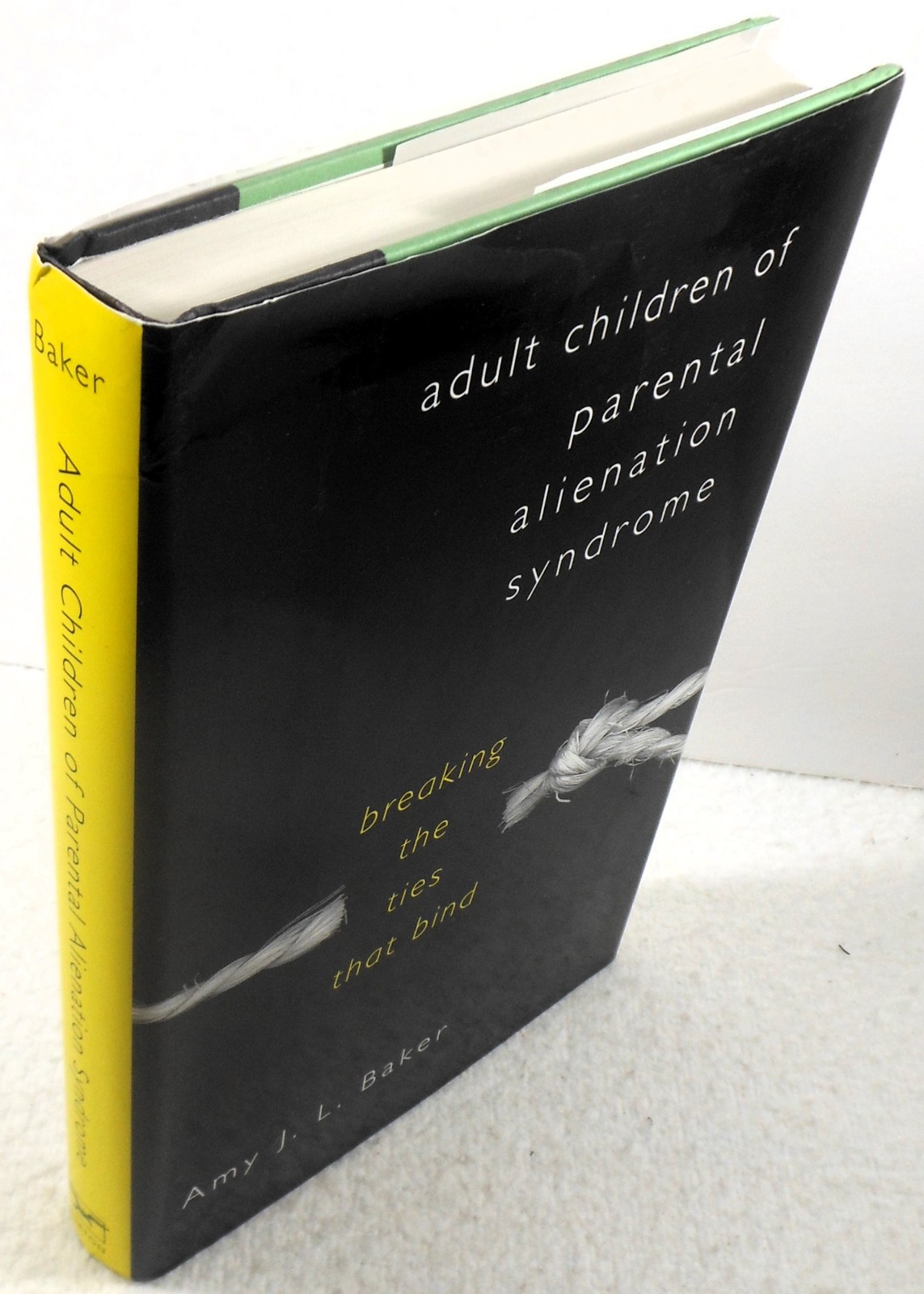 ADULT CHILDREN OF PARENTAL ALIENATION SYNDROME – Amy Baker (2007 Hardcover)