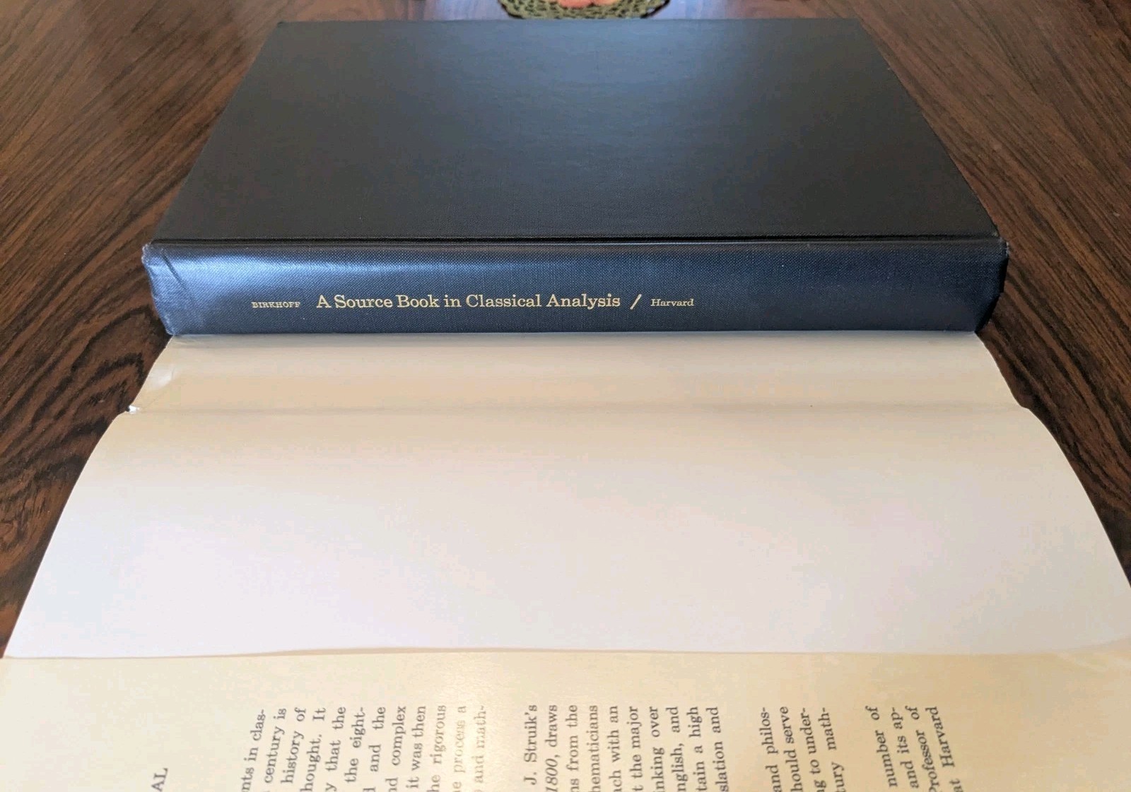 A Source Book in Classical Analysis by Garrett Birkhoff | 1973 | Hardcover DJ