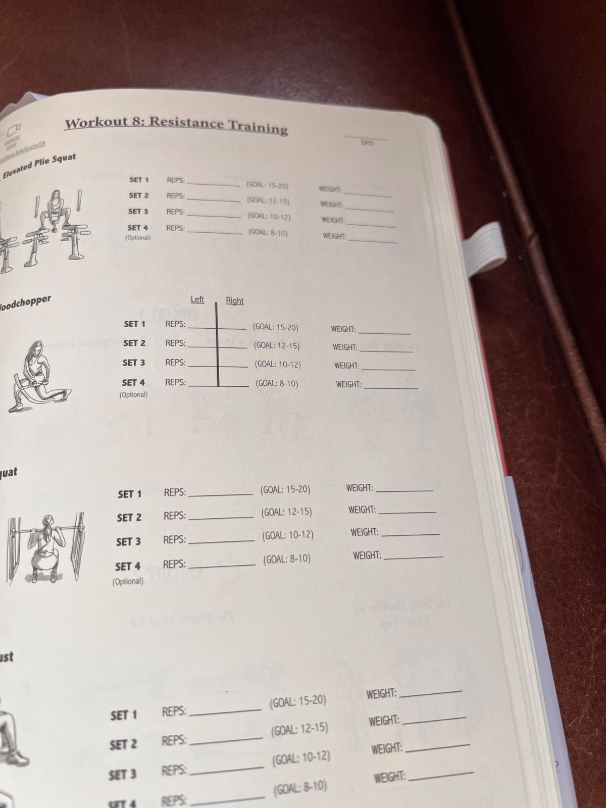 ORANGE BADSS BODY GOALS JOURNAL: BOOTY SHAPING & RESISTANCE TRAINING NEW