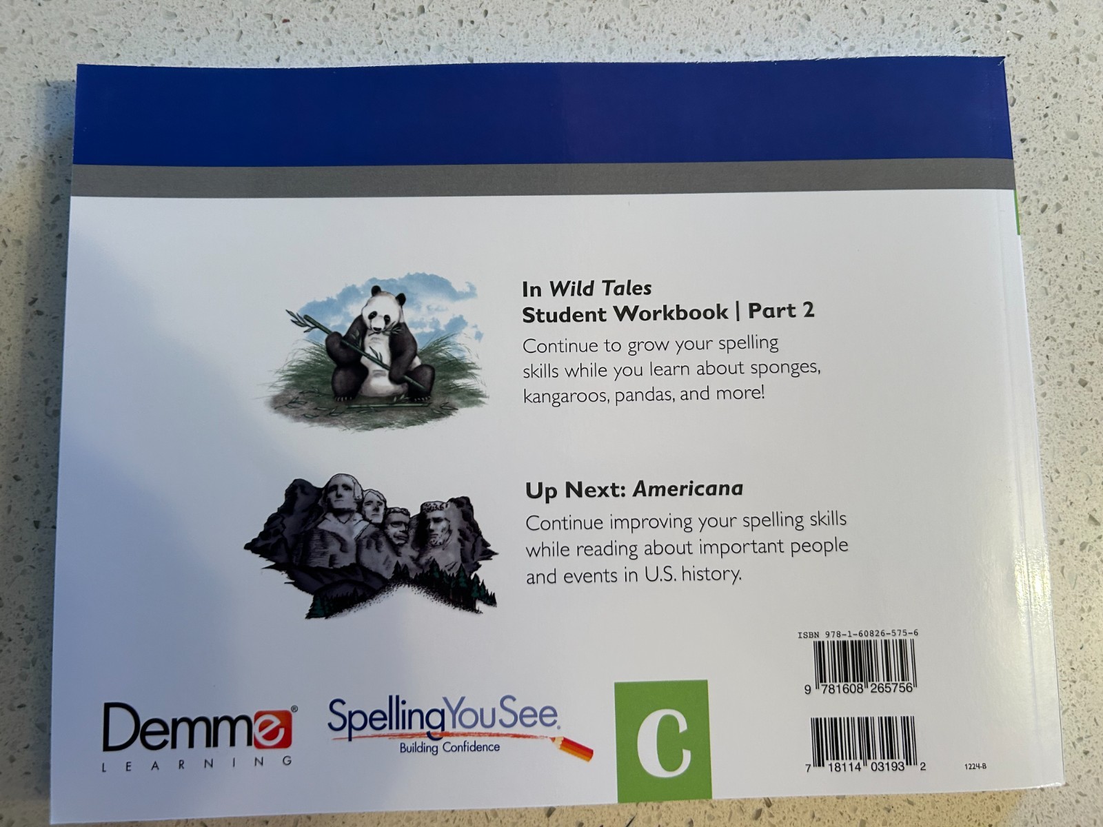 Spelling You See C: Wild Tales Student Workbook Part 2 2024 Version