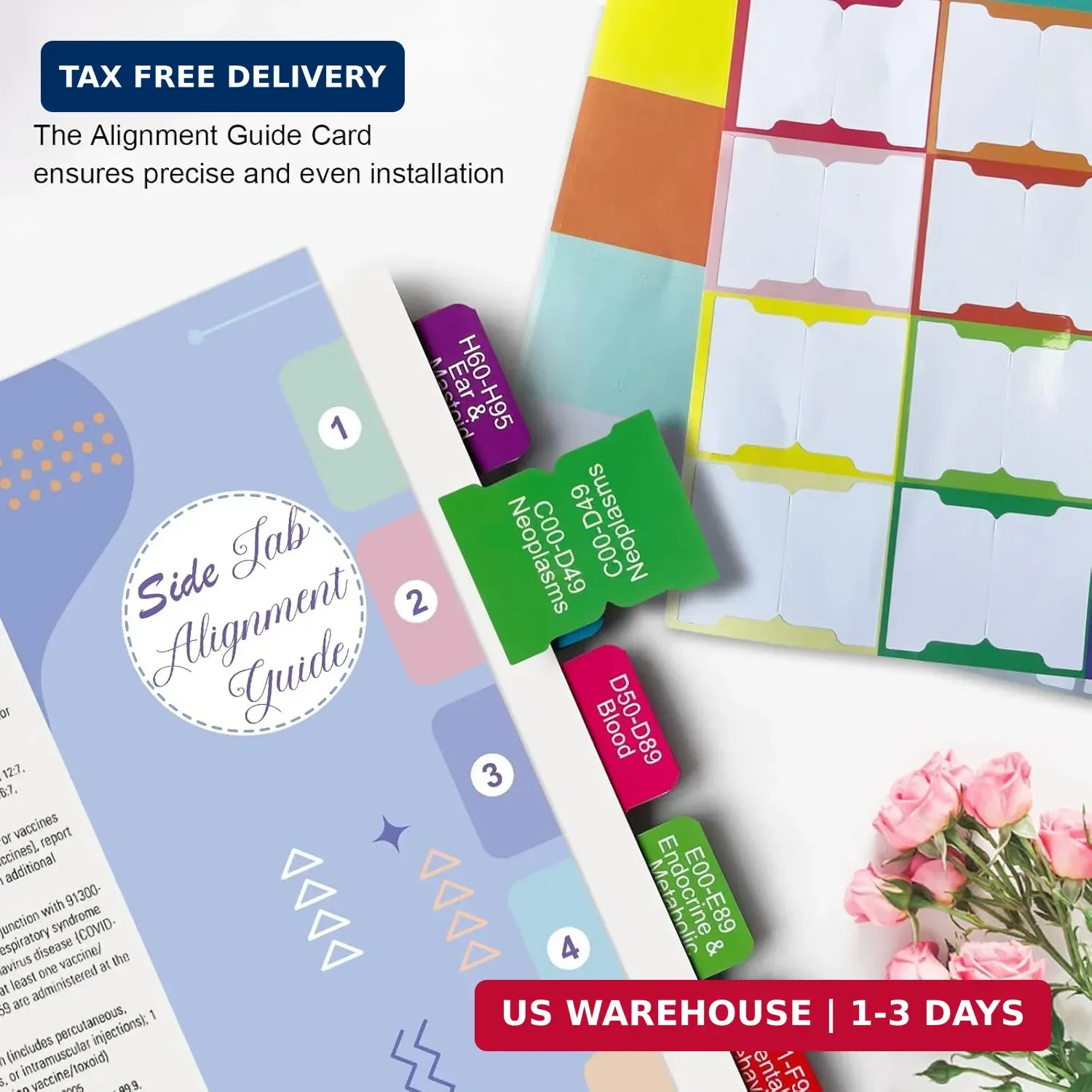 Index Tabs for AAPC Version ICD-10-CM 2025, Upgraded Complete Book Tabs Set (Boo