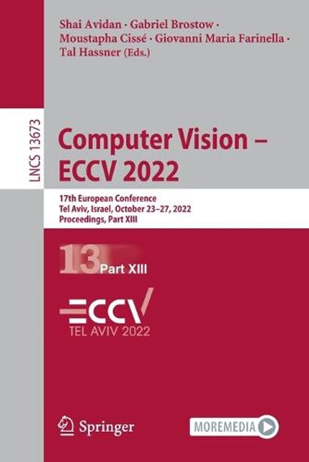 Computer Vision ECCV 2022: 17th European Conference, Tel Aviv, Israel, October 2