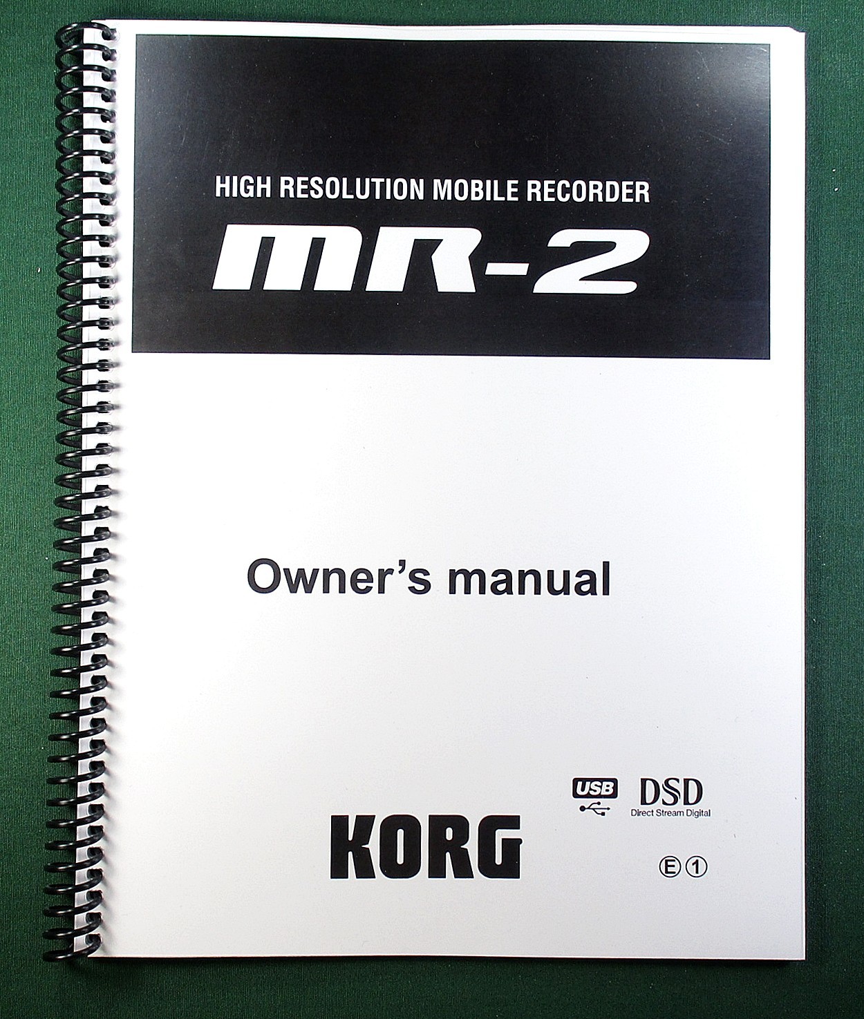 Korg MR-2 Instruction Manual: 64 Pages & Protective Covers!