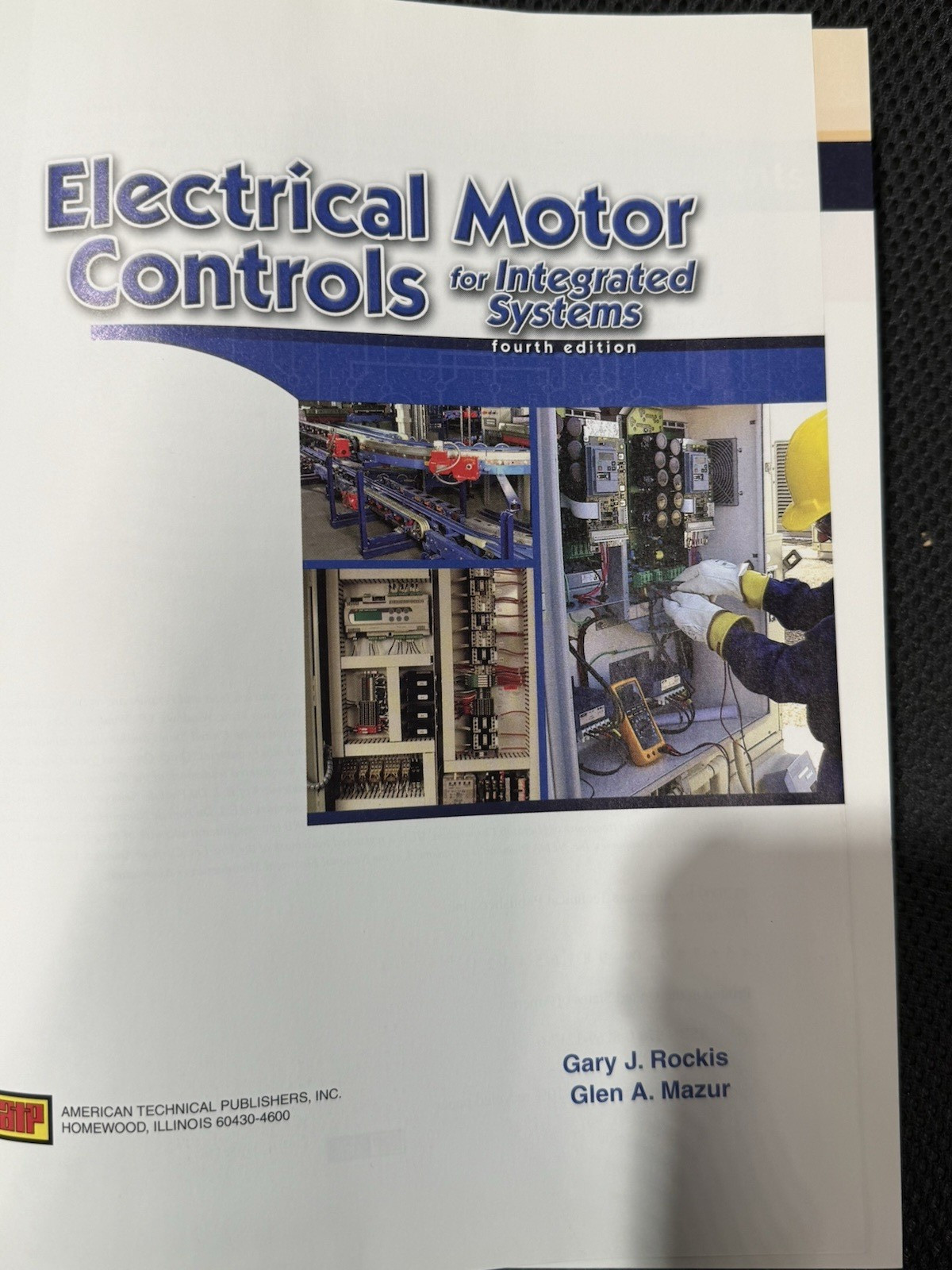 Electrical Motor Controls For Integrated Systems Text Book – Fourth Edition