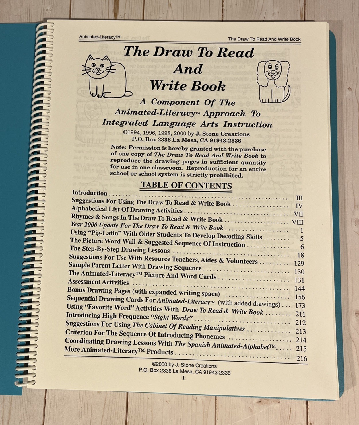 The Animated Literacy Story Draw To Read And Write Book Jim Stone 2000 Learning
