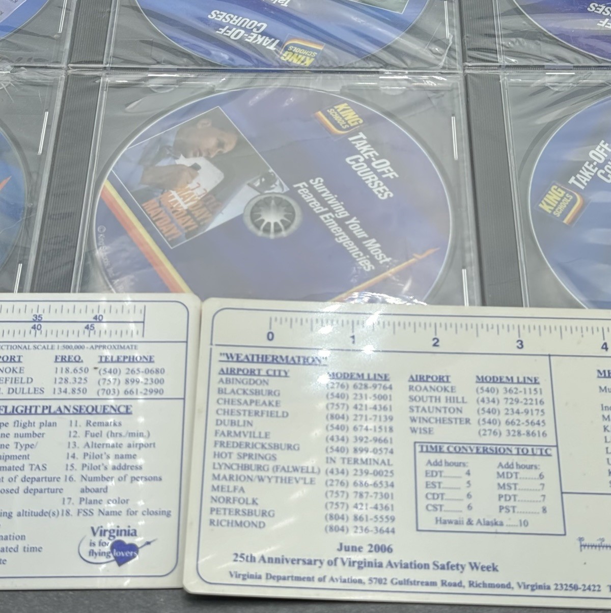 King Schools – 13 DVD & 4 CD-ROM Lot w/Study Guides Aviation Flight Courses NEW