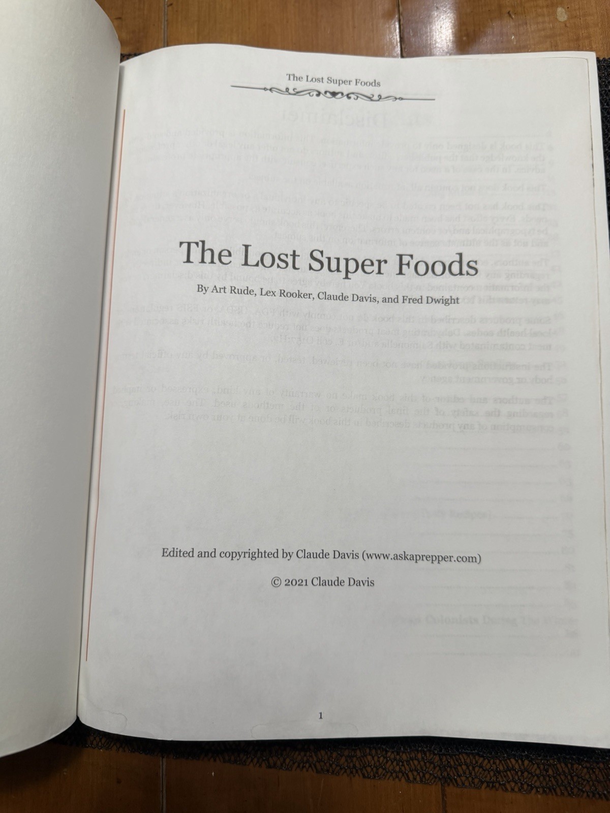 The Lost Super Foods – 126+ Survival Foods and Tips for Your Stockpile – PB 2020