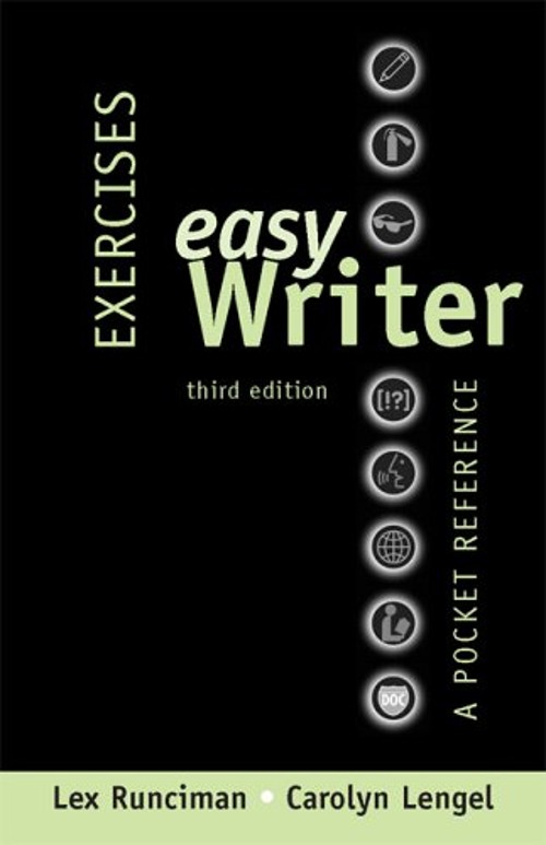 Exercises for Easy Writer Carolyn, Lunsford, Andrea A., Runciman,