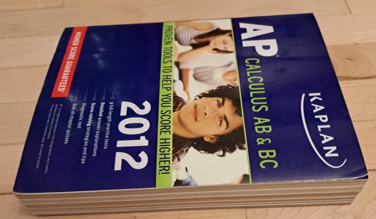 Kaplan AP Calculus AB &BC 2012 Proven Tools, Test Prep, Paperback – Very Good