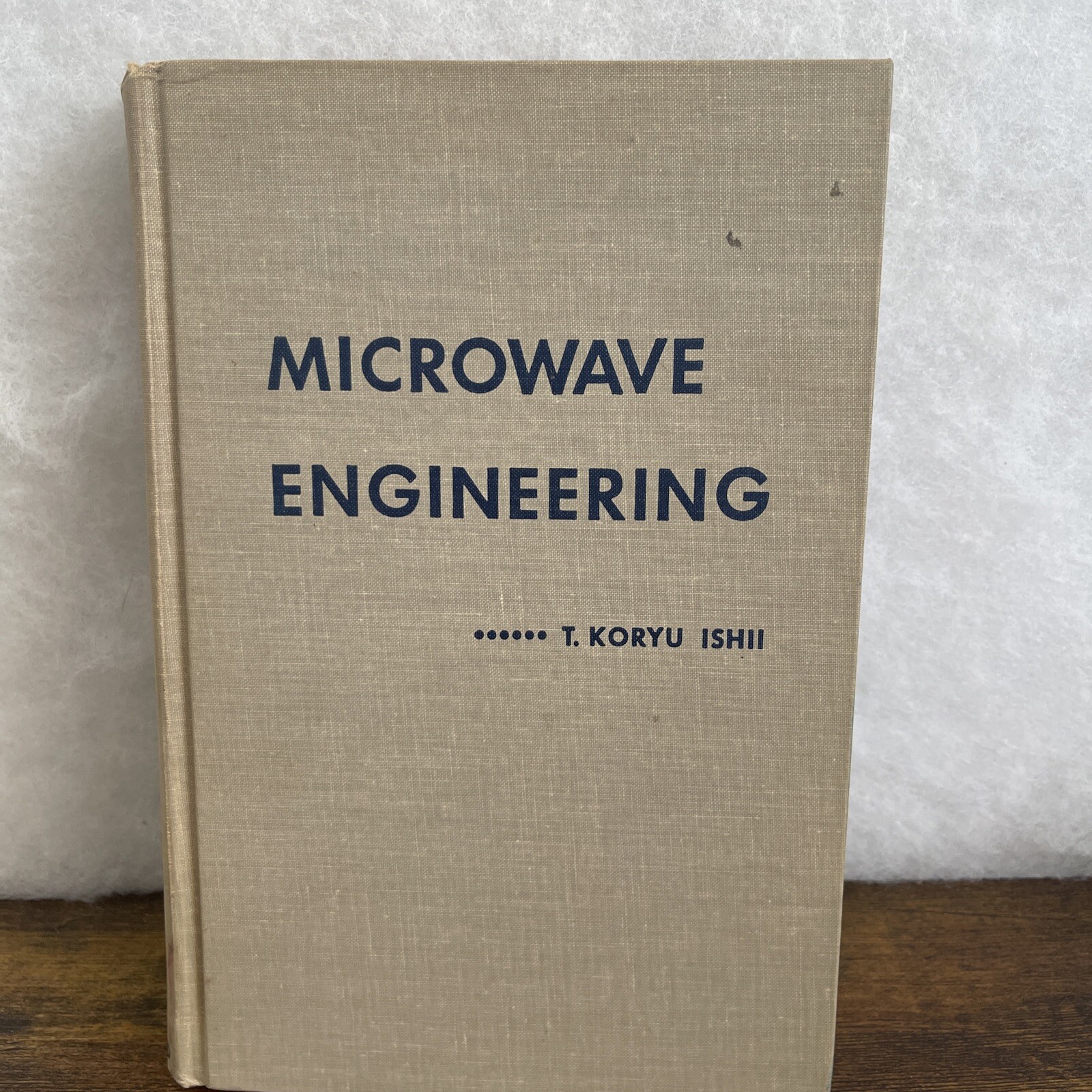 Microwave Engineering T. Korey Ishii 1966
